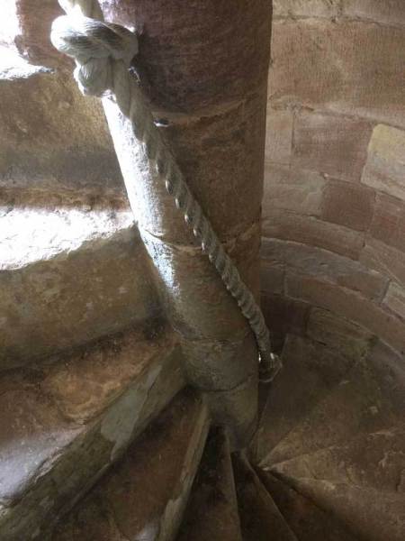Melrose-Abbey-rope-staircase