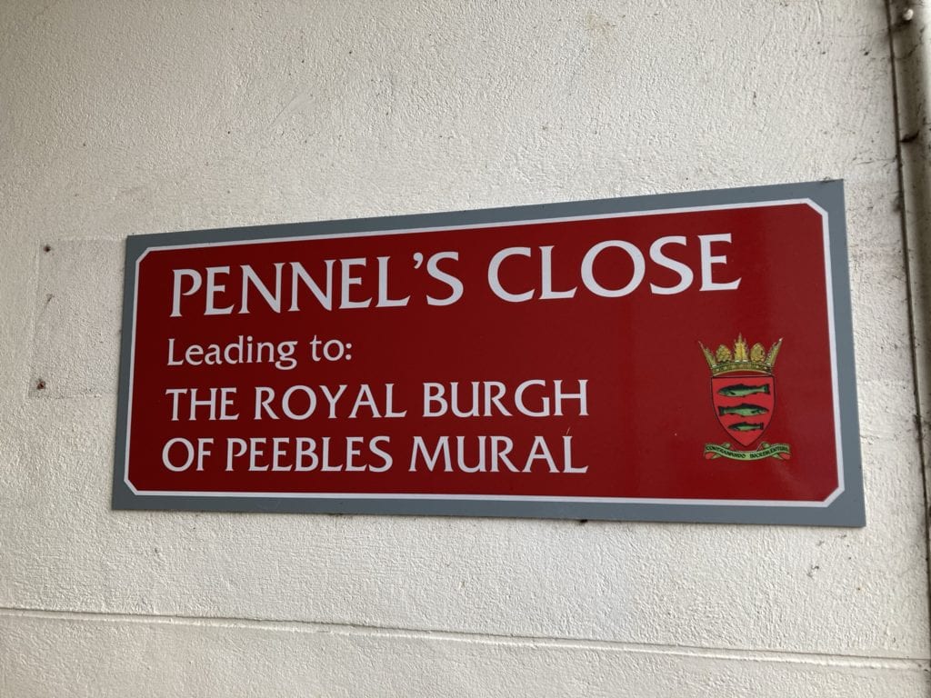 Street sign - Pennel's Close