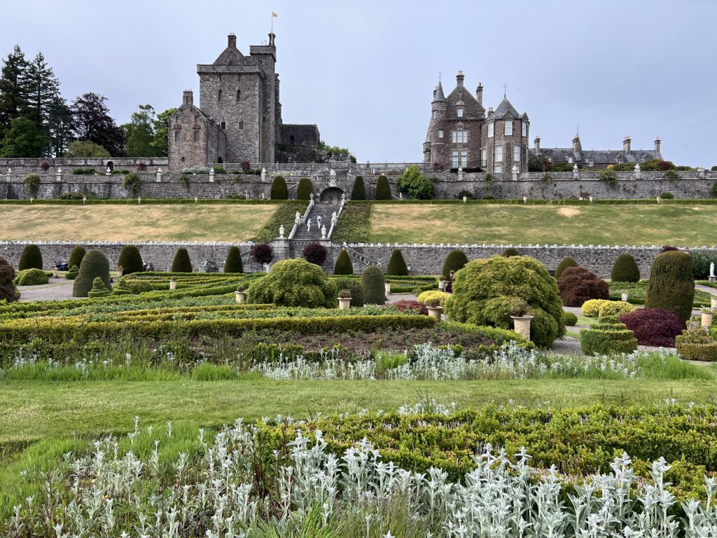 Formal gardens of Drummond Castle