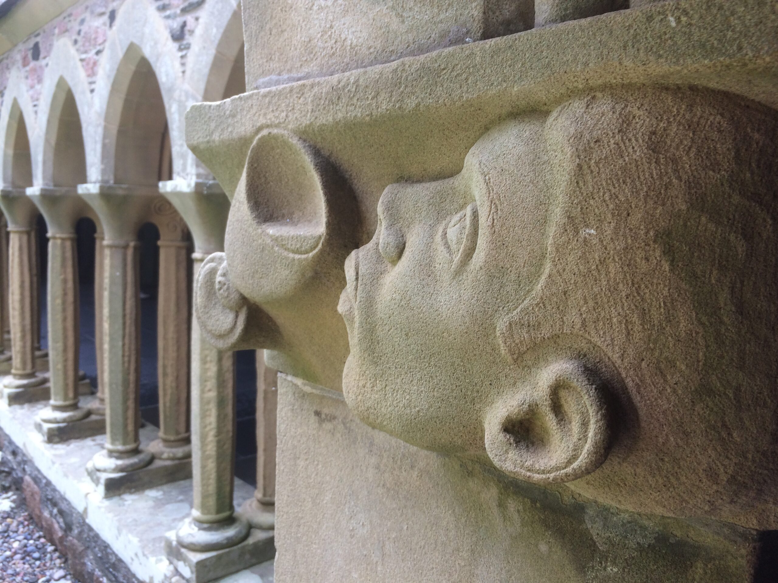 Iona Abbey carvings