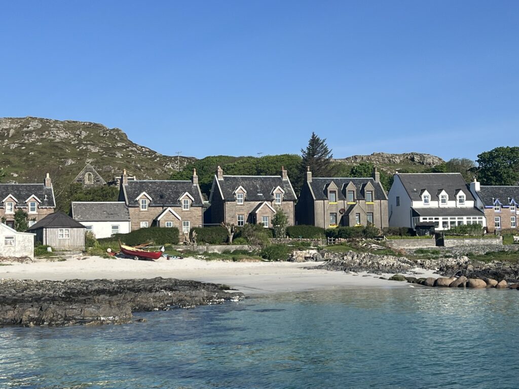 Village on the shore Iona