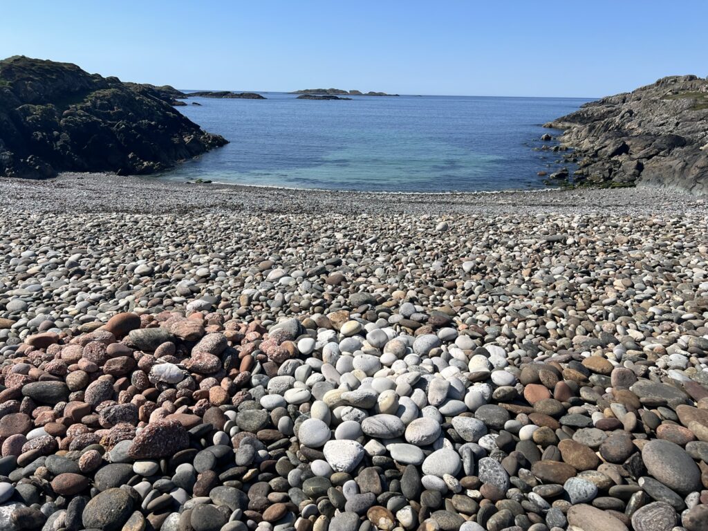 Stones at St. Columba's Bay, Iona