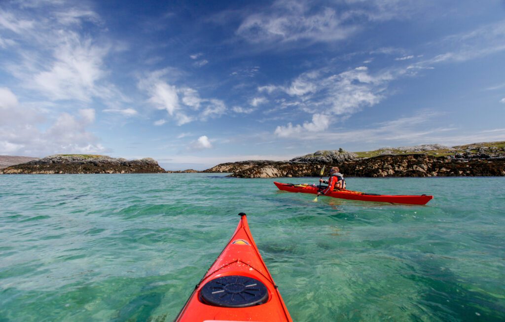 Kayaking in Isle of Barra, Scotland